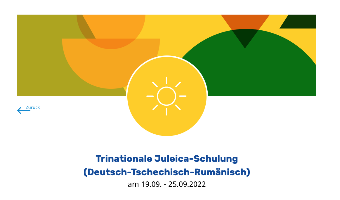 Trinationale Juleica-Schulung (Deutsch-Tschechisch-Rumänisch)  am 19.09. - 25.09.2022 
